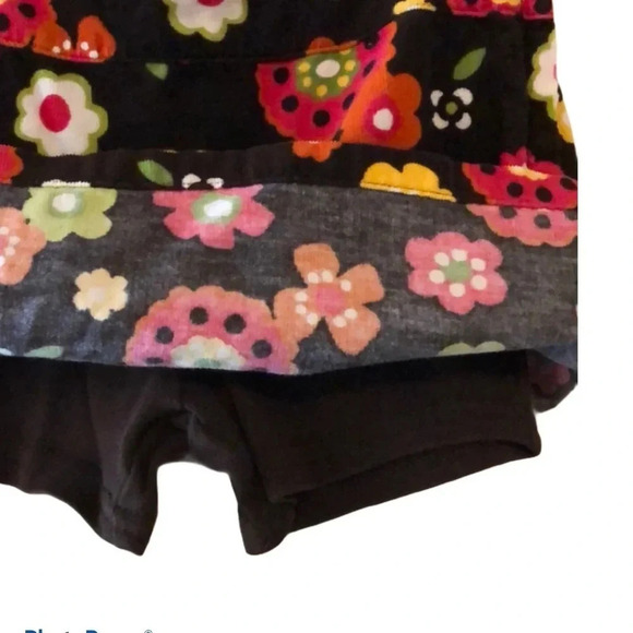 GYMBOREE EUC GIRLS CORDUROY SKORT BOTTOMS CASUAL WINTER FALL FLORAL SIZE 4 - Picture 2 of 5